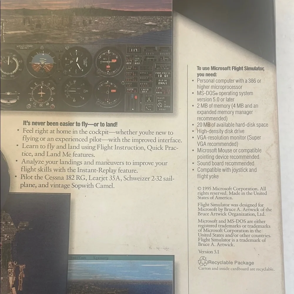 Microsoft home flight simulator new detailed scenery & realism version 5.1